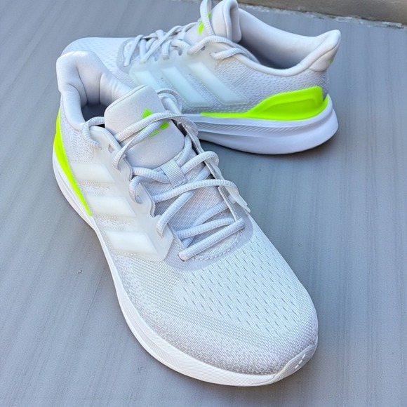 adidas Shoes - Adidas UltraRun 5J Size 7‎ Grey/White/Lucid Lemon Running Athletic Sneaker
